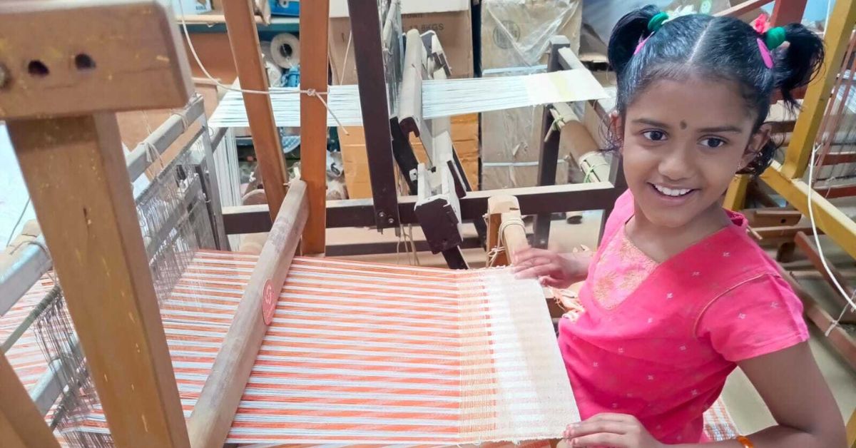 Kids to Senior Citizens, Anyone Can Use This Techie’s DIY Handloom Kit To Weave Fabric At Home