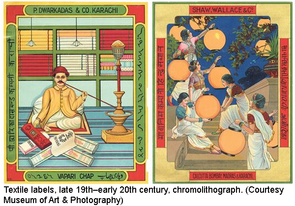 The stamp of the cotton trade -An exhibition of 19th century textile labels, ‘Ticket Tika Chaap’, provides a glimpse of global business history