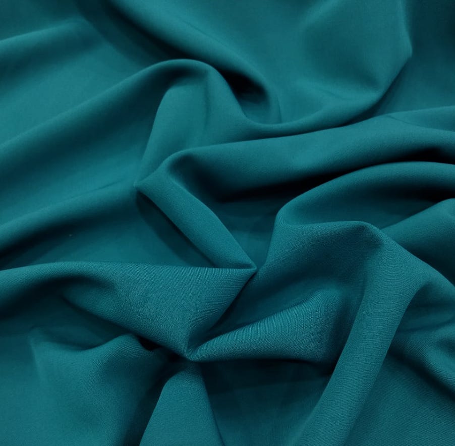 Luxury Banana Crepe Dyed Fabric