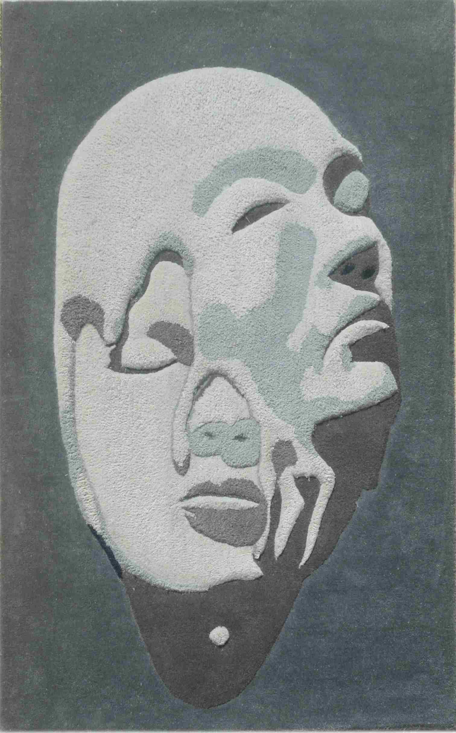 HandTufted Cotton Wall Hanging Melting Face , carpets