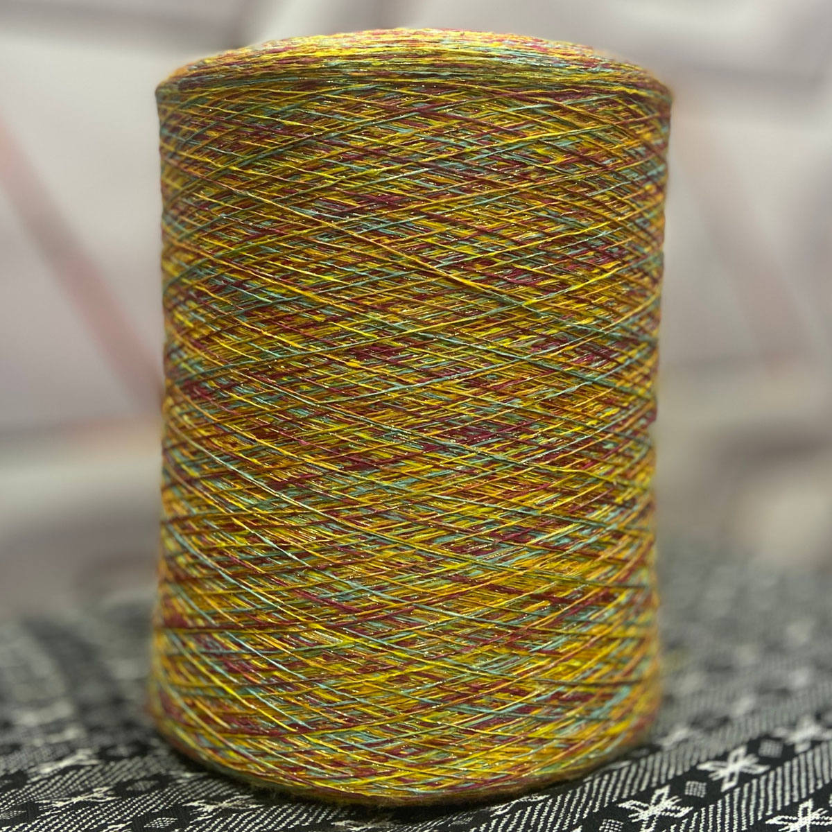 Polyester Space Dyed Zari Yarn