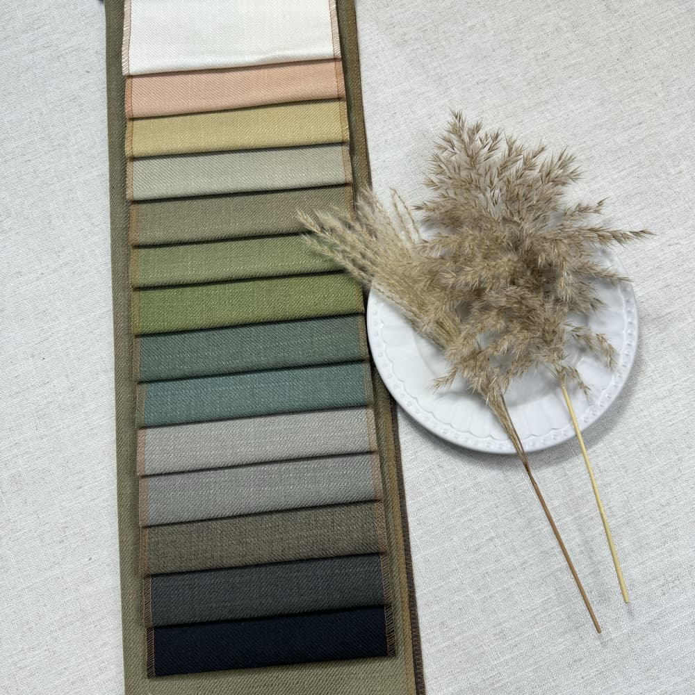 Polyester Linen Look Twill Upholstery Fabric [420 Gsm]