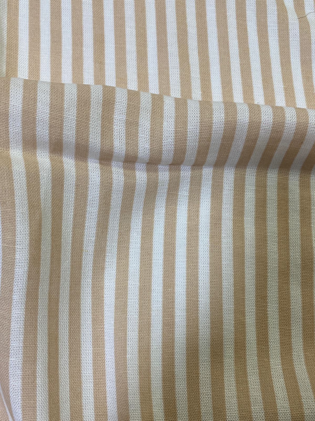 Stripe Print Viscose Cotton Linen Shirting