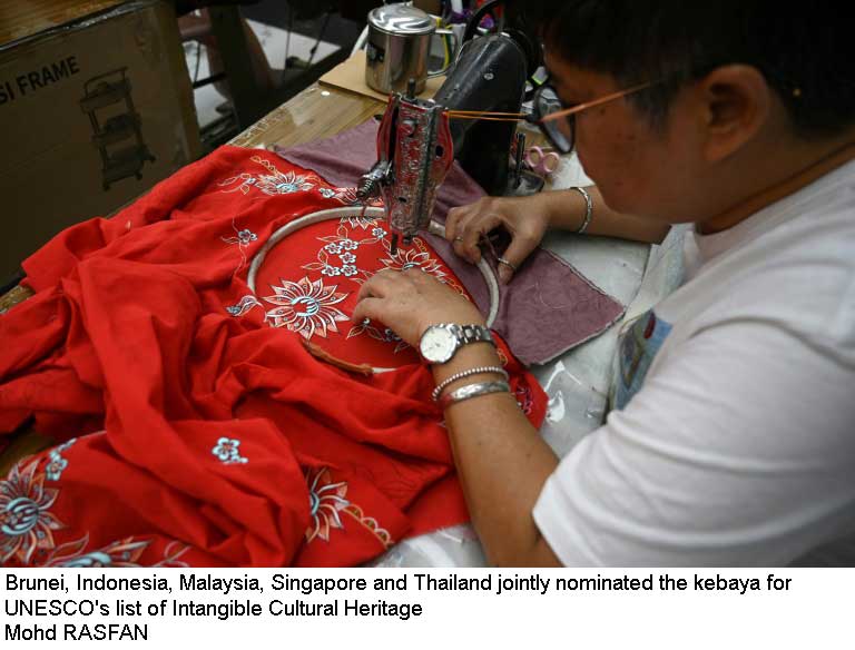 Southeast Asia Seeks Global Recognition For 'Special' Kebaya Craft