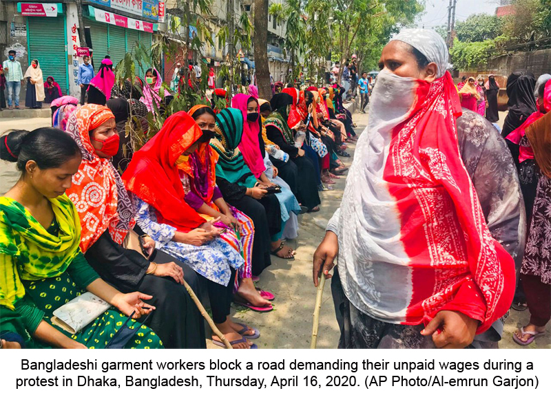 Bangladeshi prime minister threatens protesting garment workers