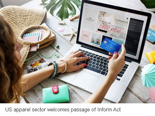 US apparel sector welcomes passage of INFORM Act