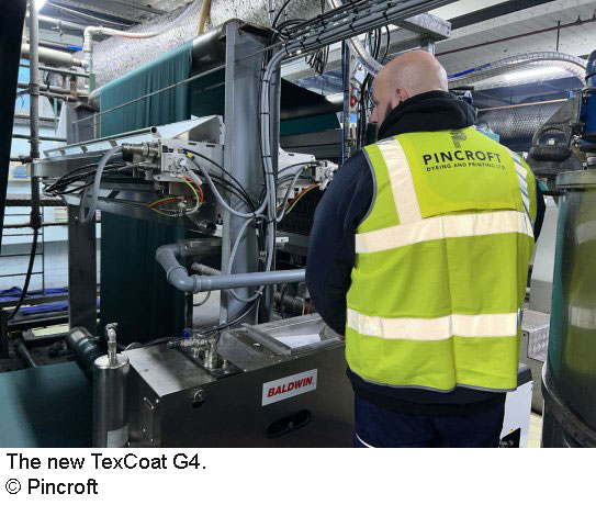 Pincroft installs spray coating system