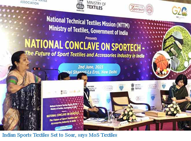 Indian Sports Textiles Set to Soar, says MoS Textiles