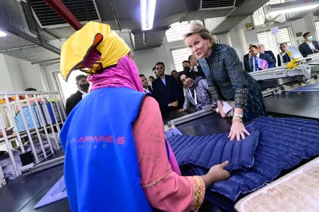 Twenty injured in fire at Bangladesh garment factory that Belgian queen visited this year