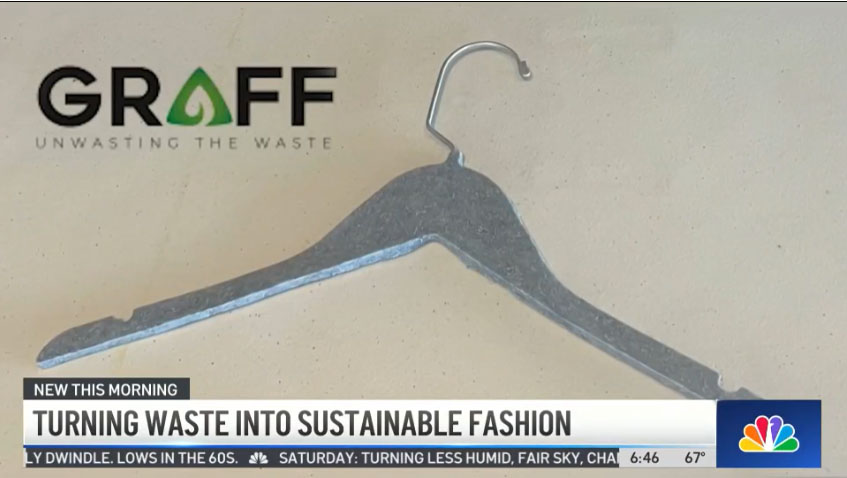 Local startup develop clothes hangers out of textile waste