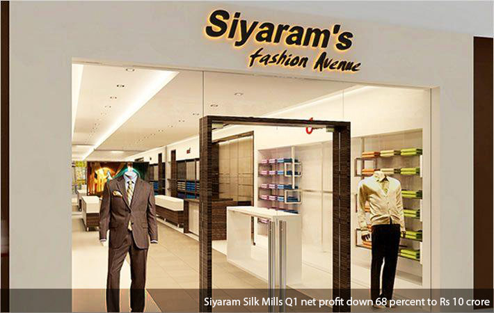 Siyaram Silk Mills Q1 net profit down 68 percent to Rs 10 crore