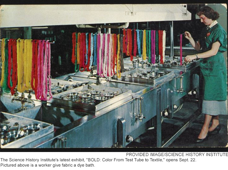 Science History Institute's new exhibit explores history of textile dyes