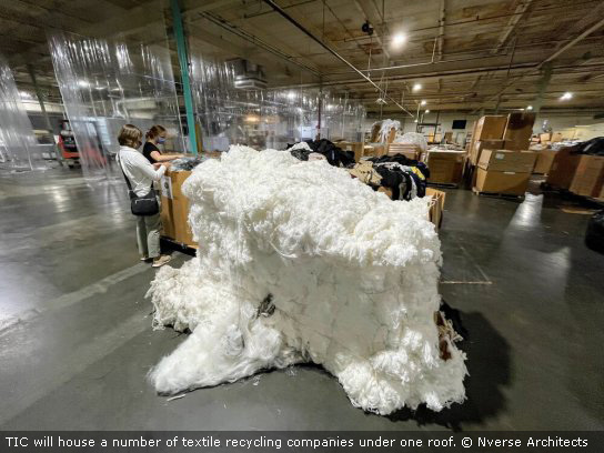 Backing for North Carolina textile upcycling