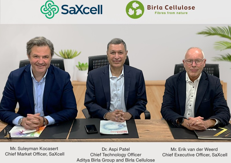SaXcell and Birla partner on recycled cellulosics