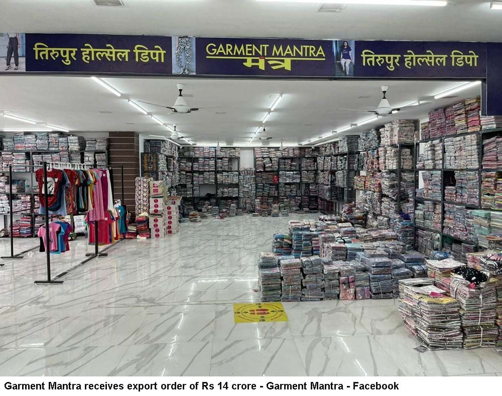 Garment Mantra receives export order of Rs 14 crore