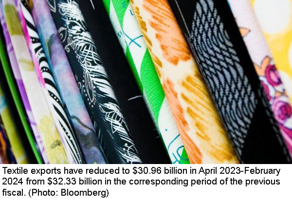 Textile exports contract 4.2% on year in 11 months of FY24