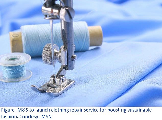 M&S to launch clothing repair service for boosting sustainable fashion