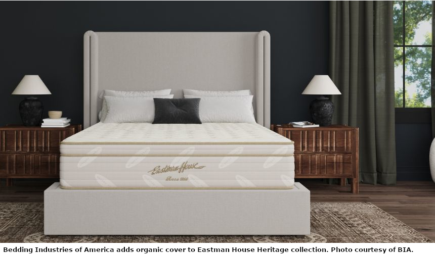 BIA adds organic cotton cover to boost sustainability story of Heritage mattress collection