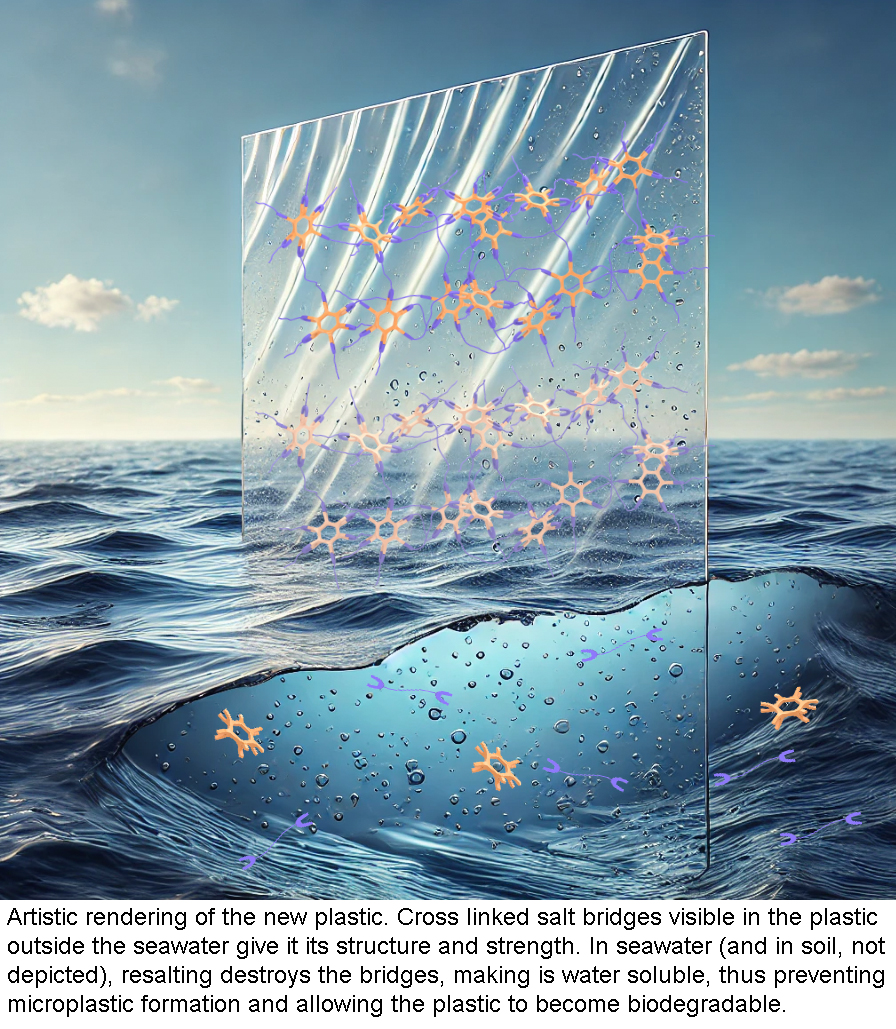 Bye-bye microplastics: new plastic is recyclable and fully ocean-degradable