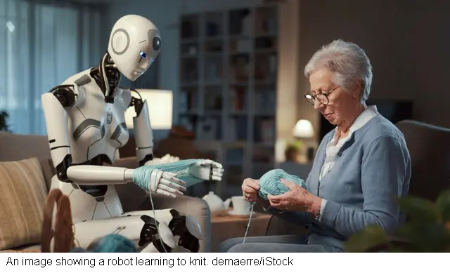 Fully automated: Robots can knit clothes just by looking at fabric images