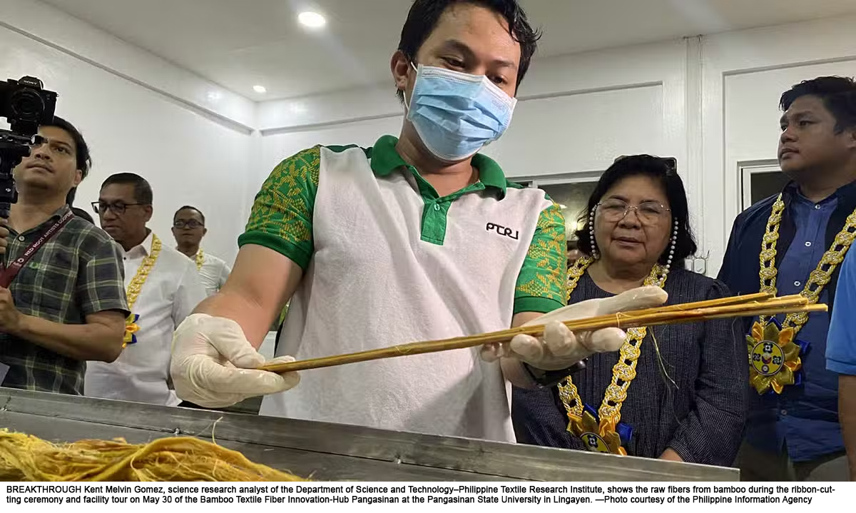DOST launches bamboo textile innovation hub in Pangasinan