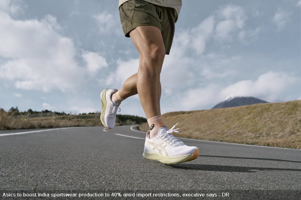 Japan's Asics to boost India sportswear production to 40% amid import restrictions, executive says