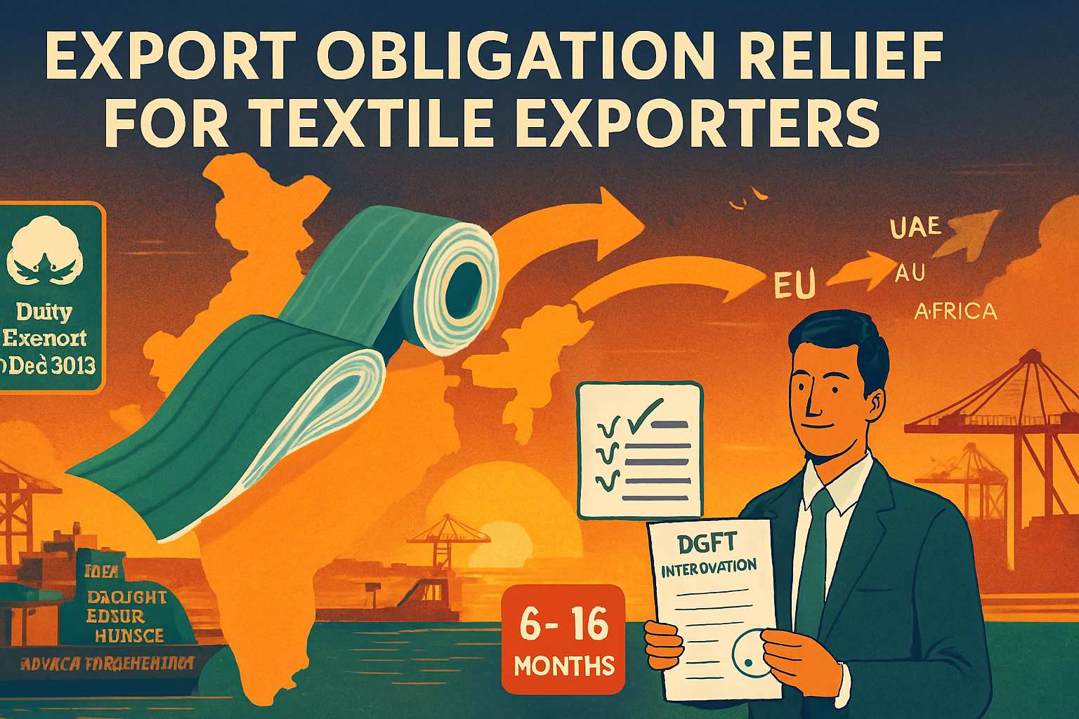 Relief to Textile Exporters through Extension of Export Obligation Period under Advance Authorisation