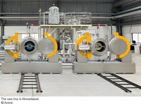 First supercritical CO2 dyeing machine for India