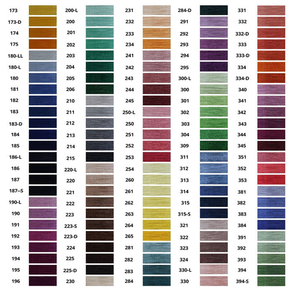 Gutermann Embroidery Thread Color Conversion Chart - Infoupdate.org
